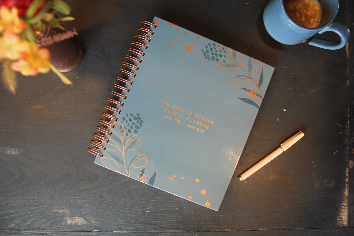 Azure cover styled on a dark table